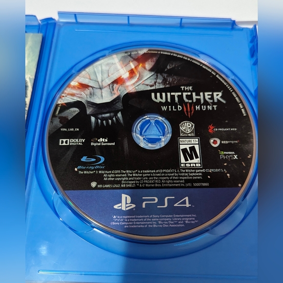 Mint Witcher 3. Wild Hunt PS4 Complete with Map & Manual - Picture 5 of 8